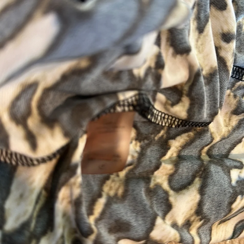 Calvin Klein Leopard Dress Size 6 Corpcore
